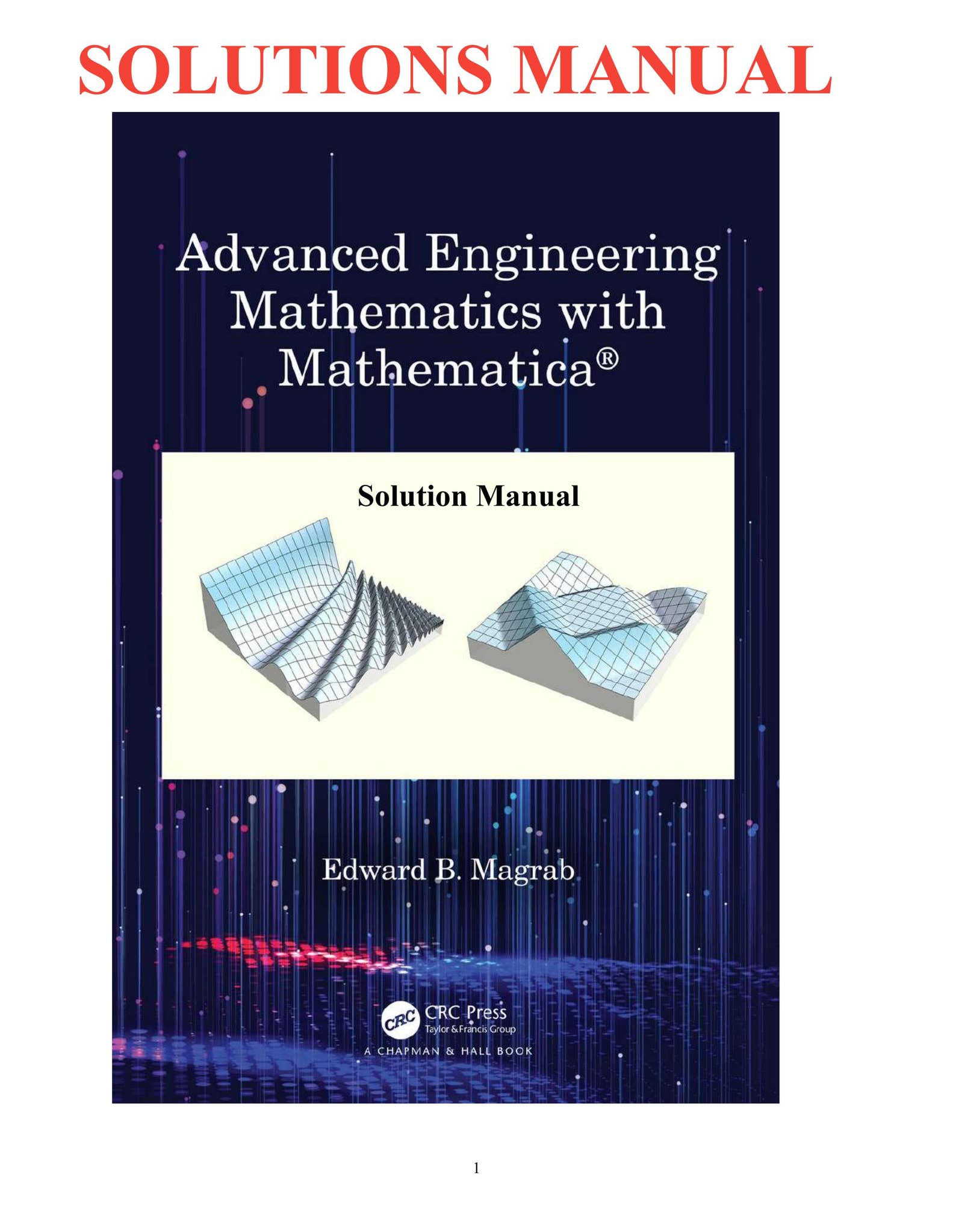 Solution Manual for Advanced Engineering Mathematics with Mathematica ...