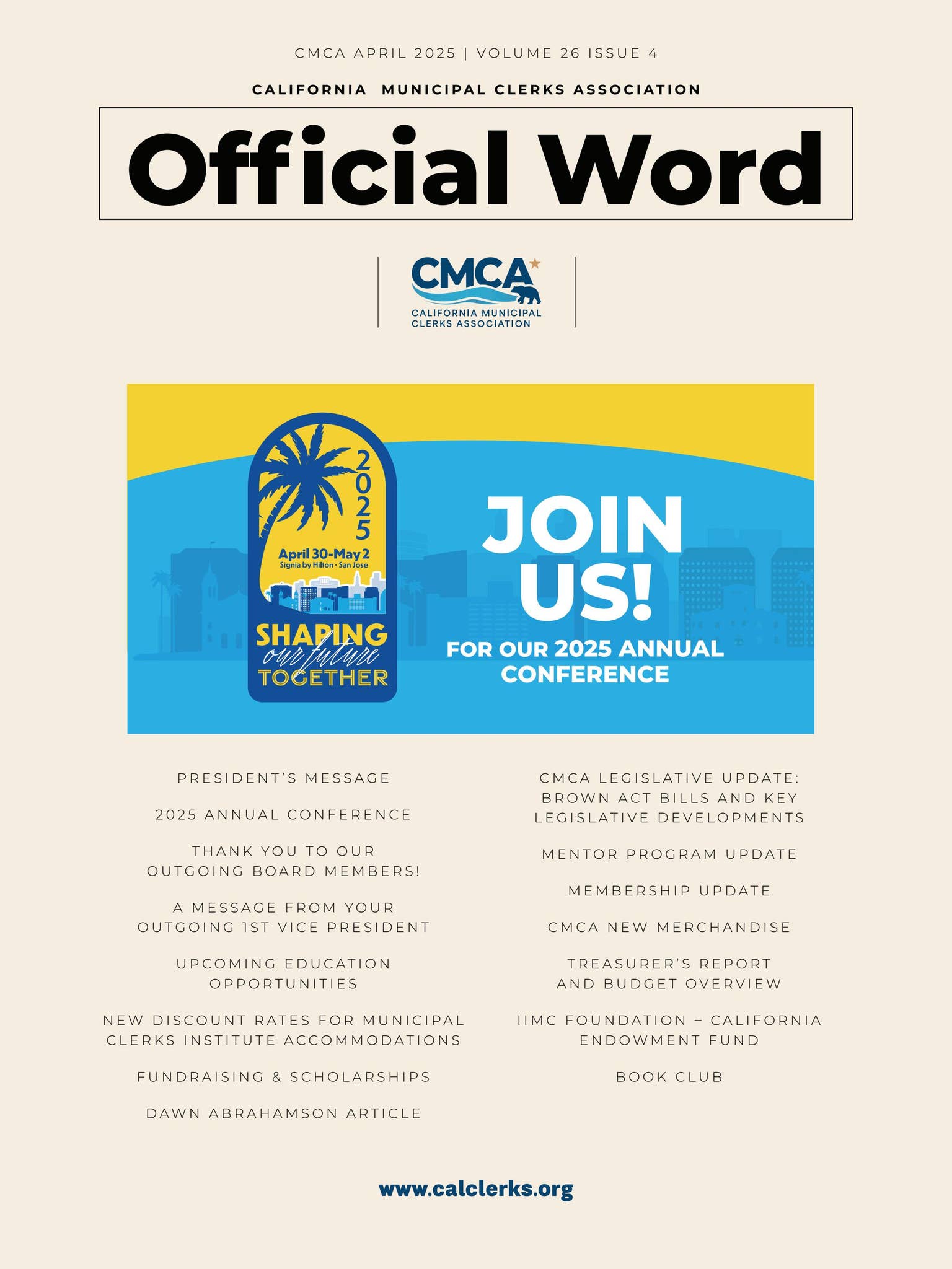 CMCA | Official Word | April 2025 by CCACalifornia - Issuu