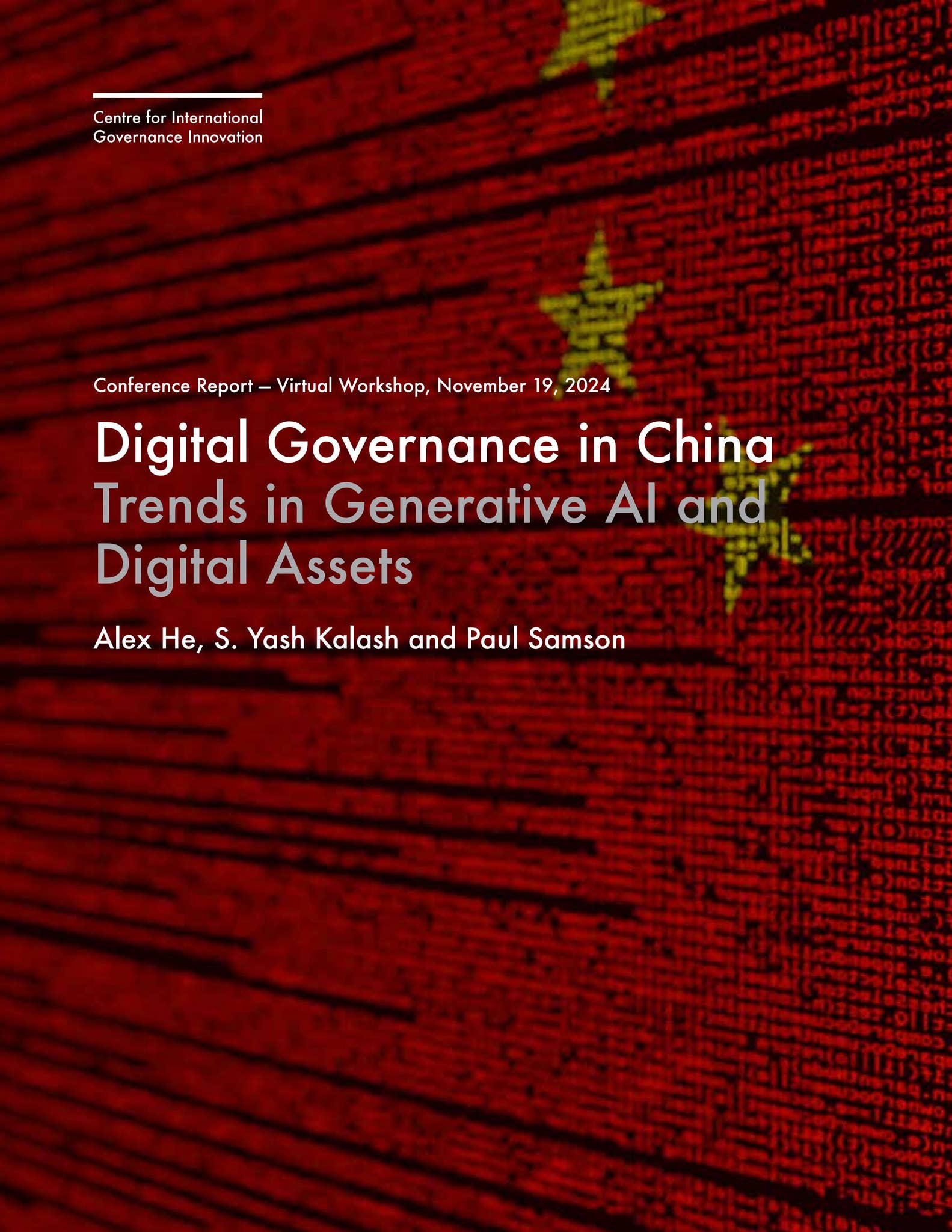 Digital Governance in China by Centre for International Governance ...