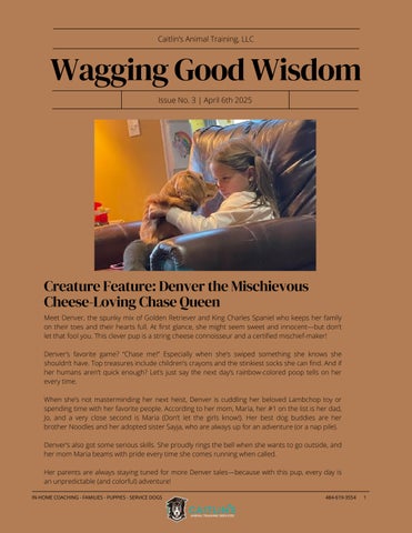 WAGGING GOOD WISDOM APRIL 2025