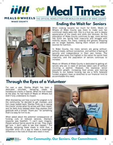 Meals on Wheels Spring Newsletter
