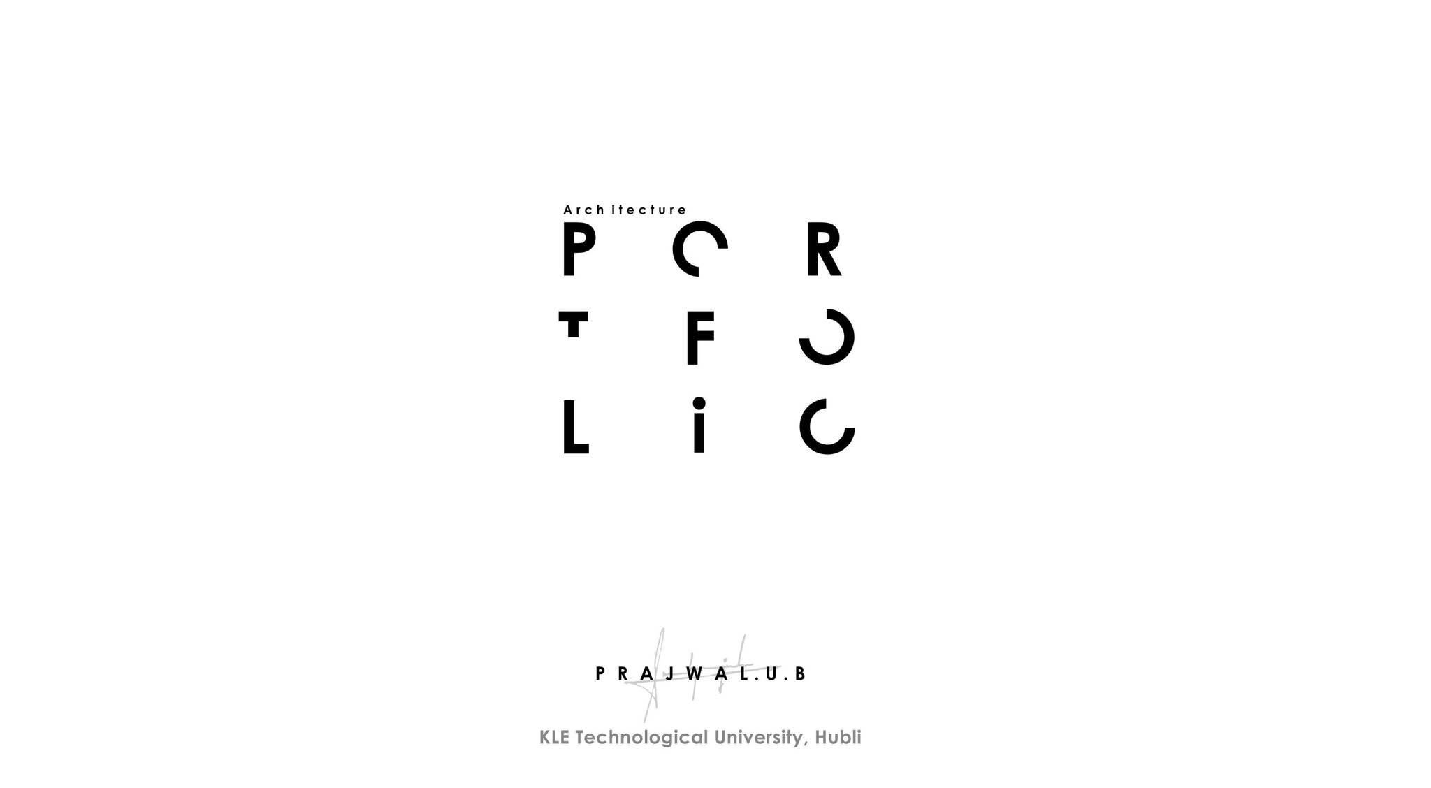 UNDER GRADUATE - ARCHITECTURE PORTFOLIO by Prajwal U B - Issuu