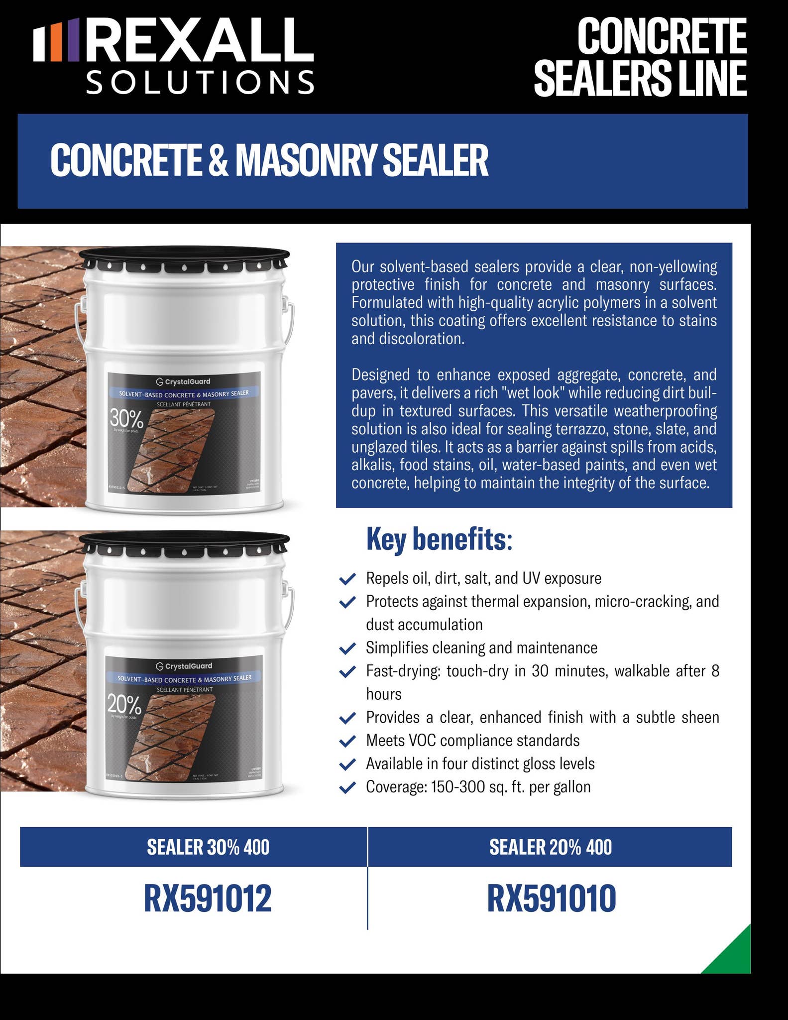 Concrete Sealers Line by Rexall Solutions - Issuu