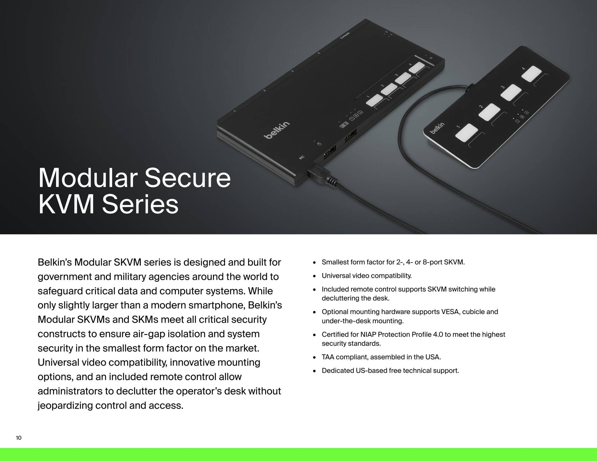 Modular SKVM/ KM Product Brochure PP4.0 by Belkin - Issuu