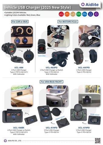 Various USB charger, voltmeter-Aidlite 第 2 页
