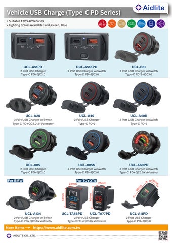 Various USB charger, voltmeter-Aidlite 第 3 页