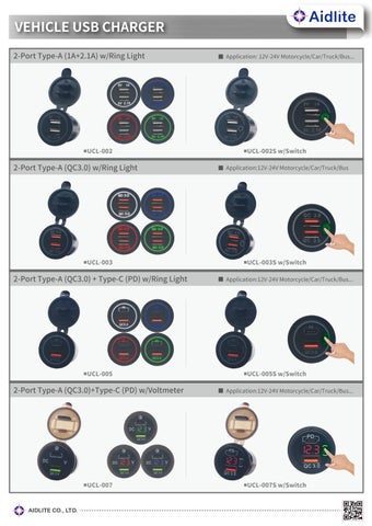 Various USB charger, voltmeter-Aidlite 第 4 页
