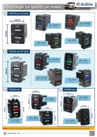 Various USB charger, voltmeter-Aidlite 第 5 页