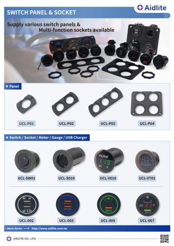 Various USB charger, voltmeter-Aidlite 第 6 页