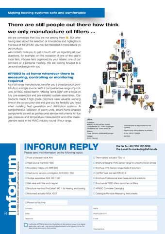 AFRISO INFORUM 期 1 2025 第 16 页