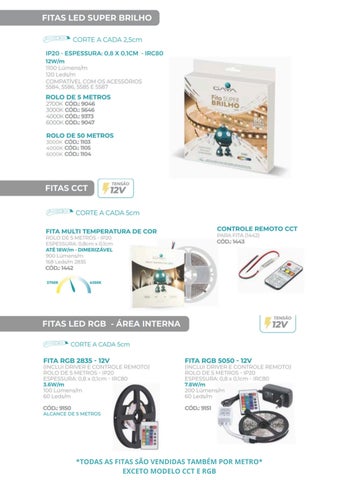 Vanza Materiais Elétricos 灯饰目录 · Catalogo EletroVanza 照明 2025 第 9 页