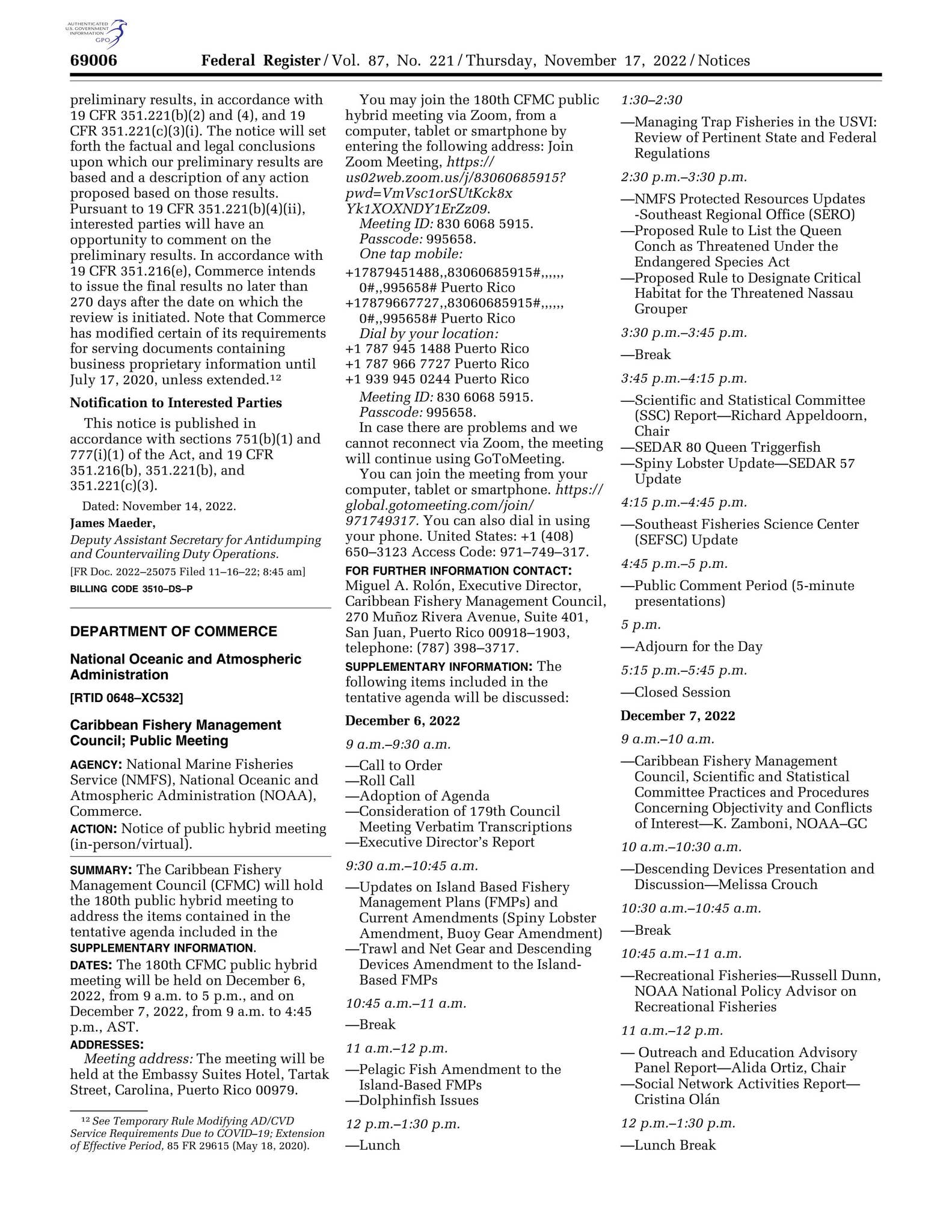 180 CFMC Regular Meeting Documents (December 6-7, 2022) by Caribbean ...