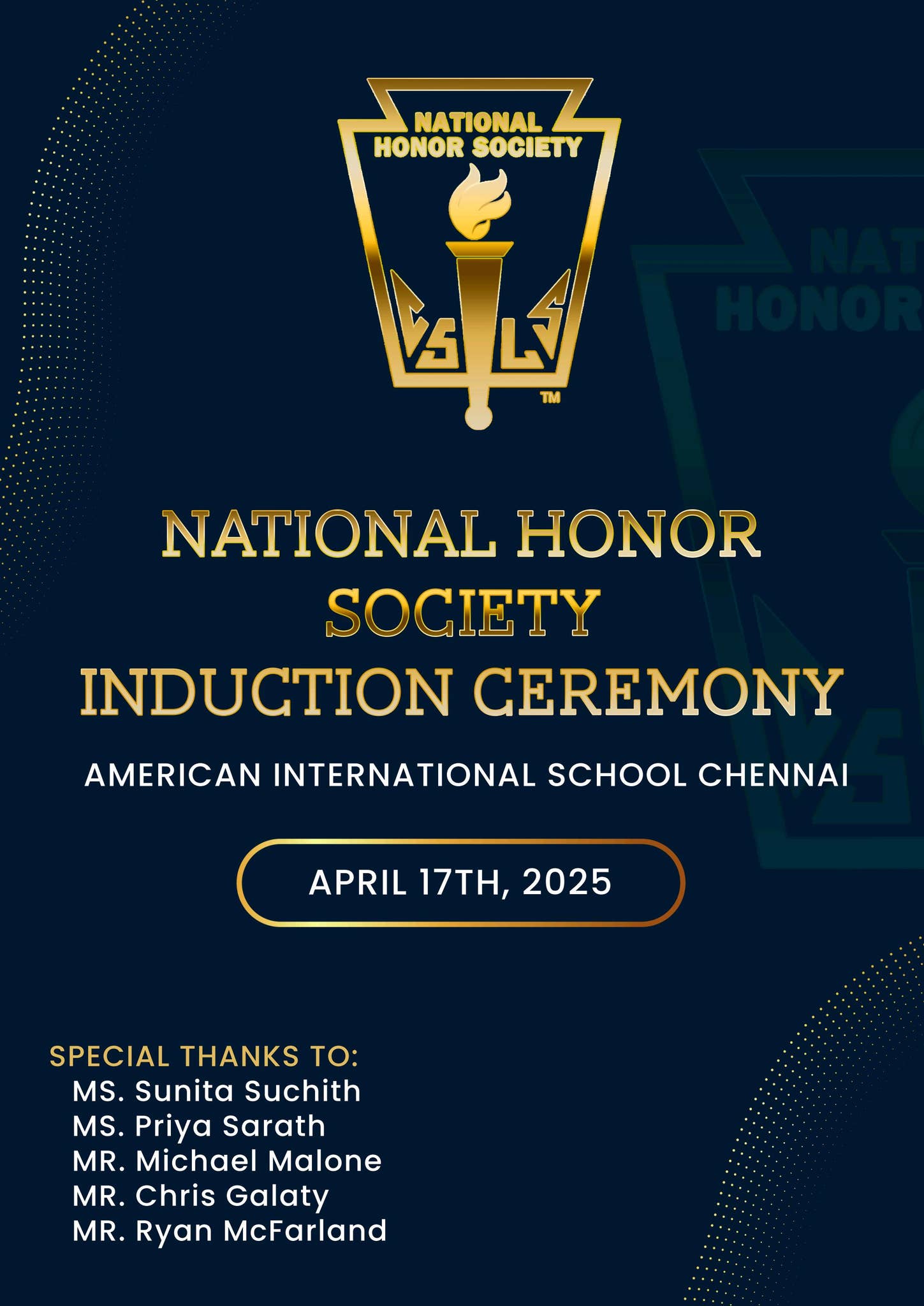 NHS Induction Program by American International School Chennai - Issuu