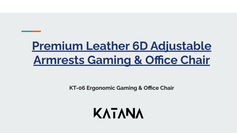 katanaergo 家具目录 · 高端 皮革 6D Adjustable Armrests Gaming × 办公 椅 第 1 页