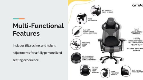 katanaergo 家具目录 · 高端 皮革 6D Adjustable Armrests Gaming × 办公 椅 第 6 页