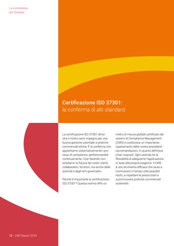 Sonepar Suisse 灯饰目录 · Sonepar I CSR-Report 2024 ( 意文 ) 第 12 页