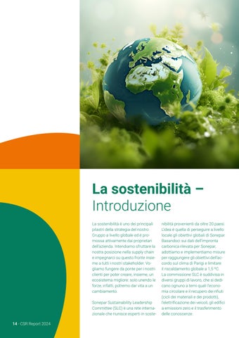 Sonepar Suisse 灯饰目录 · Sonepar I CSR-Report 2024 ( 意文 ) 第 14 页