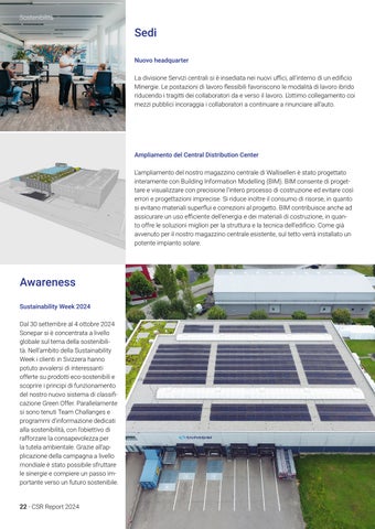 Sonepar Suisse 灯饰目录 · Sonepar I CSR-Report 2024 ( 意文 ) 第 22 页