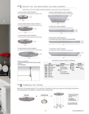 Besa Multilight Designs 灯饰目录 第 13 页