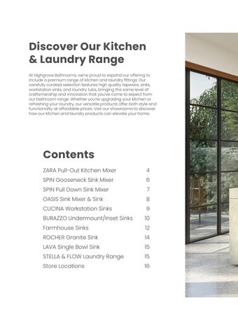 Highgrove Bathrooms 厨房 × Laundry 目录 April 2025 第 2 页