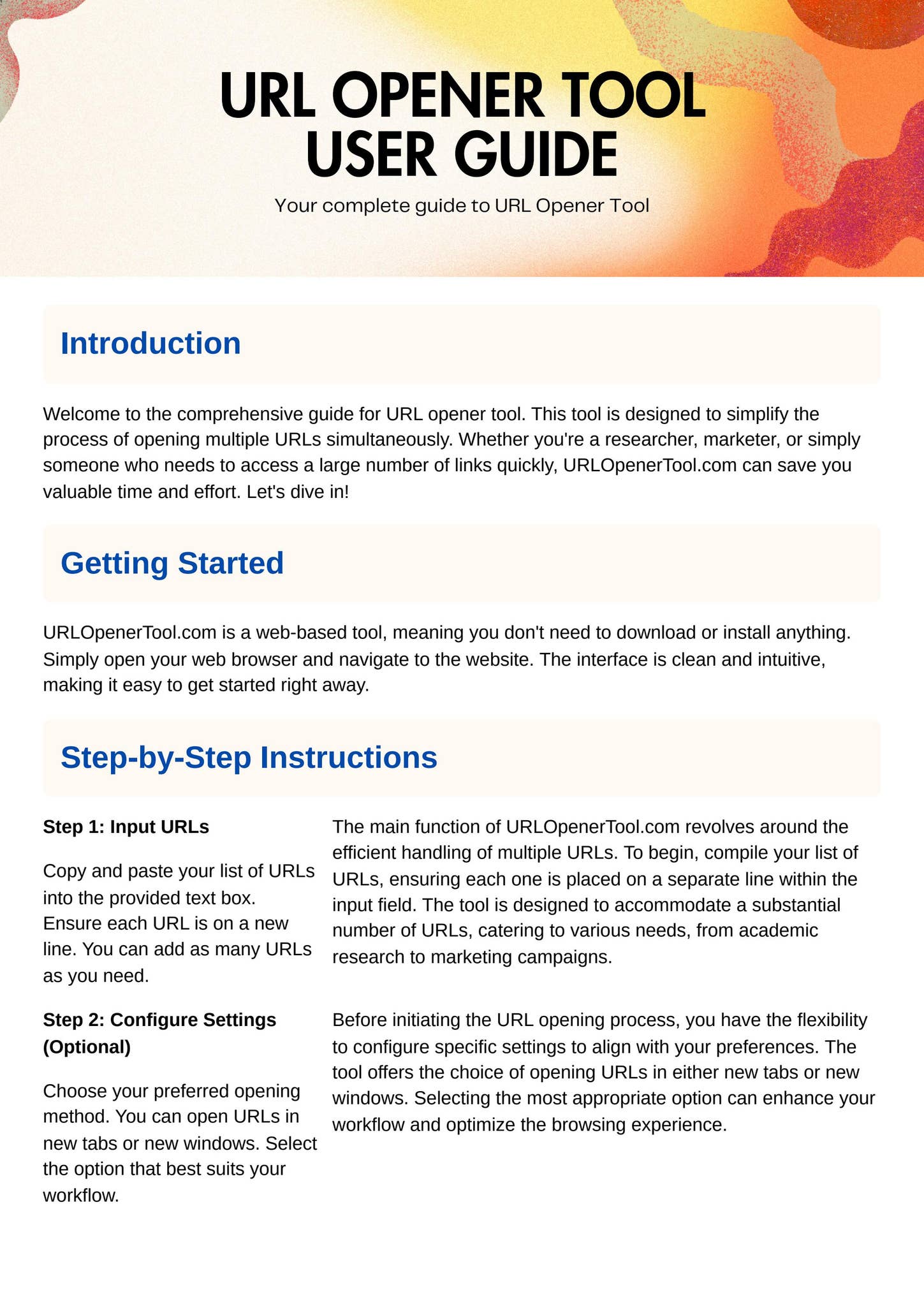 Comprehensive guide for URL opener tool by Url Opner - Issuu