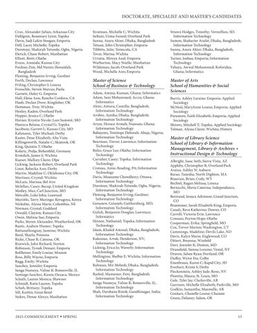 Emporia State University - 春季 2025 Commencement 第 15 页