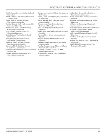Emporia State University - 春季 2025 Commencement 第 19 页
