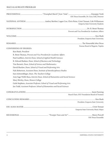 Emporia State University - 春季 2025 Commencement 第 4 页