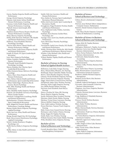 Emporia State University - 春季 2025 Commencement 第 7 页