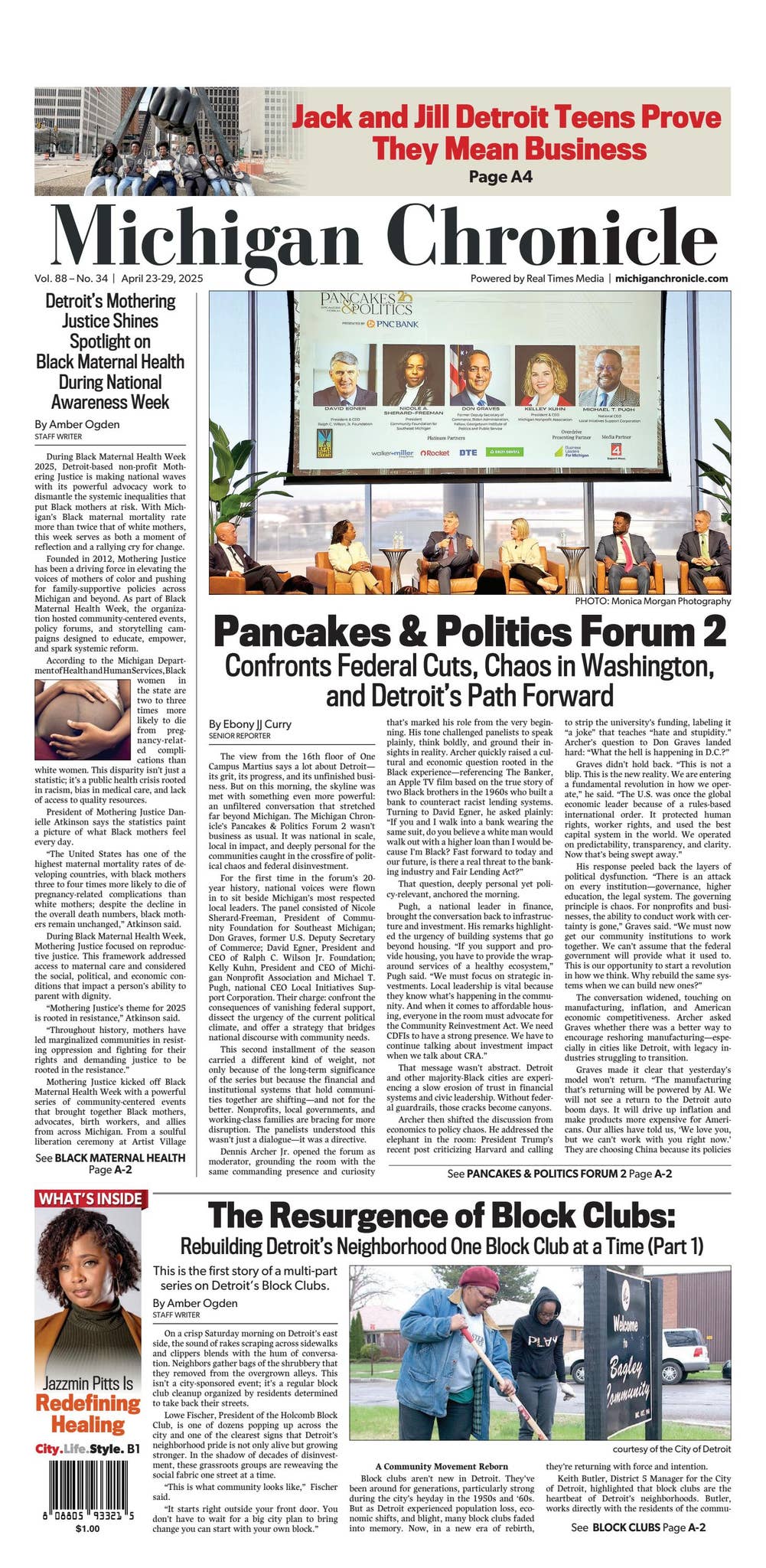 Michigan Chronicle Vol. 88 - No. 34 by Real Times Media - Issuu