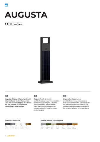 LIGMAN 灯饰手册 太阳能 Integrated Luminaires 第 12 页