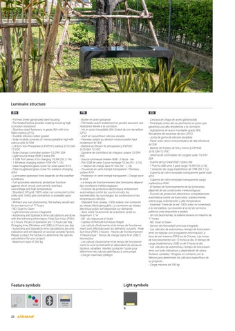 LIGMAN 灯饰手册 太阳能 Integrated Luminaires 第 24 页