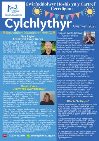 Cylchlythyr Gwanwyn HAHAV Spring  Newsletter 2025 (4)