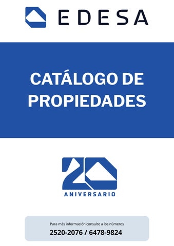 Catálogo de propiedades abril 2025