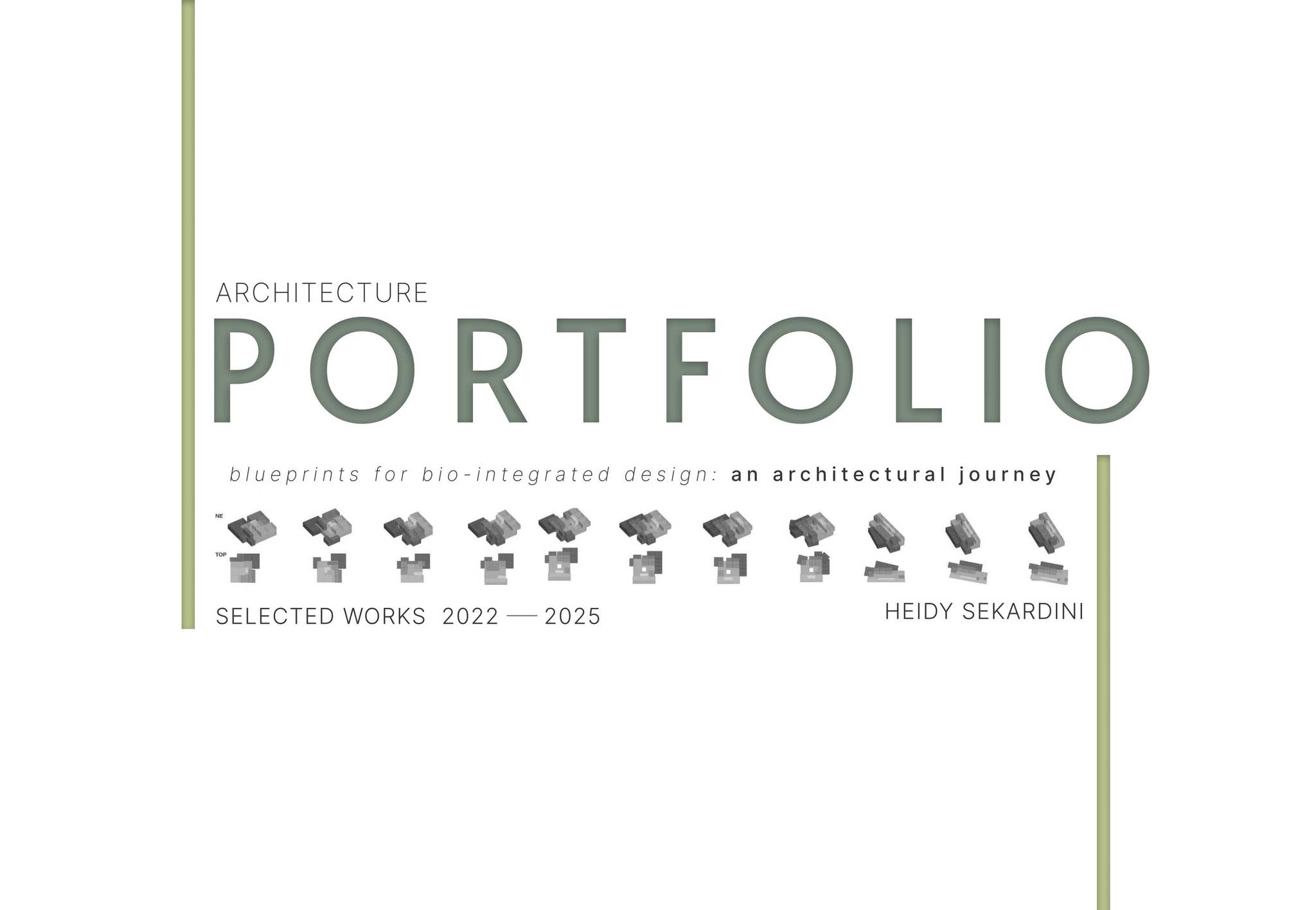 Architecture Portfolio: Blueprints for Bio-Integrated Design by H - Issuu