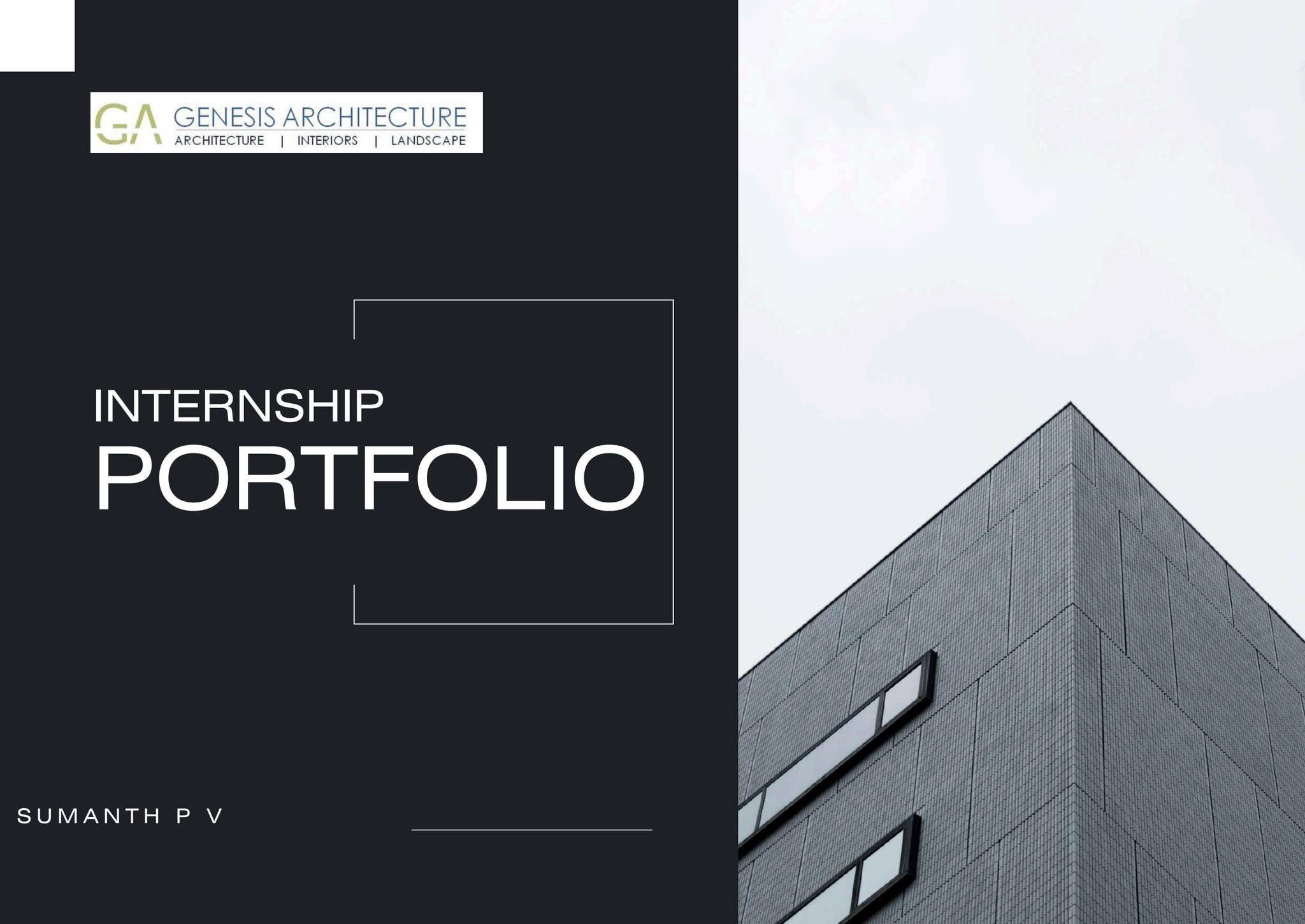 SUMANTH P V_ARCHITECTURE PORTFOLIO by Sumanth PV - Issuu