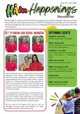 HAM Newsletter Jan-Mar 2025