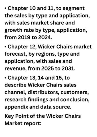 focuses on major players 家具目录 · North 美国 藤编 Chairs Market 2025-2031 is thriving by 第 11 页
