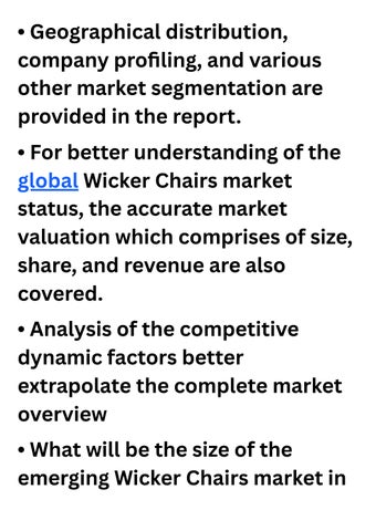 focuses on major players 家具目录 · North 美国 藤编 Chairs Market 2025-2031 is thriving by 第 12 页