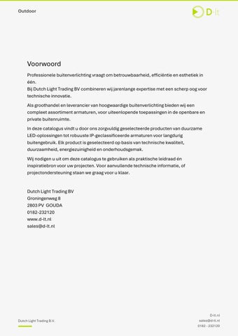 Mathieu van Loon 灯饰目录 · 荷兰 灯饰 Trading 户外 catalogus 第 2 页