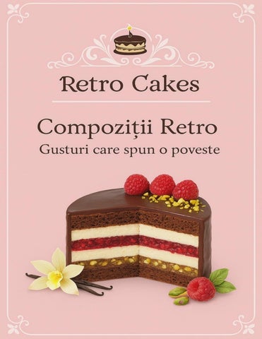 Catalog compozitii torturi Retro Cakes