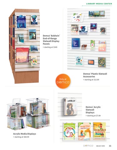 Demco, Inc. 2025 Favorite Library 家具目录 第 13 页