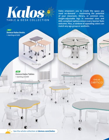 Demco, Inc. 2025 Favorite Library 家具目录 第 4 页