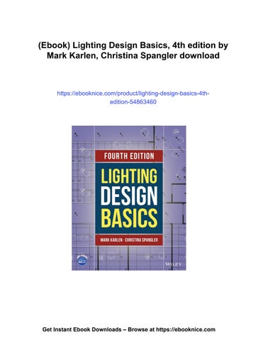 mark karlen, christina spangler - Read the ebook onli 灯饰目录 · (ebook) 灯饰 design basics, 4th 版 by 第 1 页