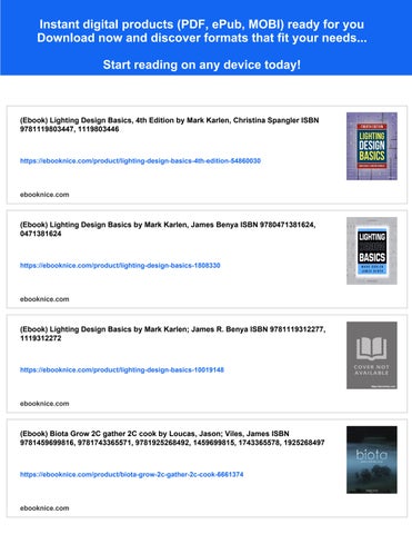 mark karlen, christina spangler - Read the ebook onli 灯饰目录 · (ebook) 灯饰 design basics, 4th 版 by 第 2 页
