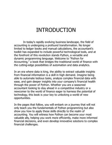 (ebook) python for accounting: the comprehensive 指南 to introducing python into your accounting wo 第 9 页