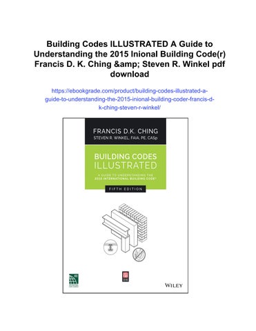 Building codes illustrated a guide to understanding the 2015 inional ...