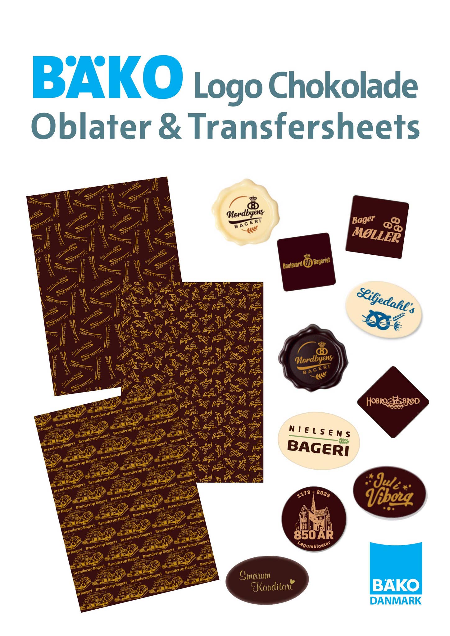 Oblater Chokolade oblater og transfersheets logo by baekodanmark - Issuu