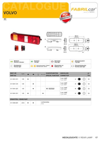 Fabrilcar I Truck Heckleuchten I Truck Rear Lamps 第 17 页