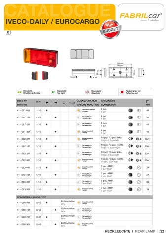 Fabrilcar I Truck Heckleuchten I Truck Rear Lamps 第 22 页